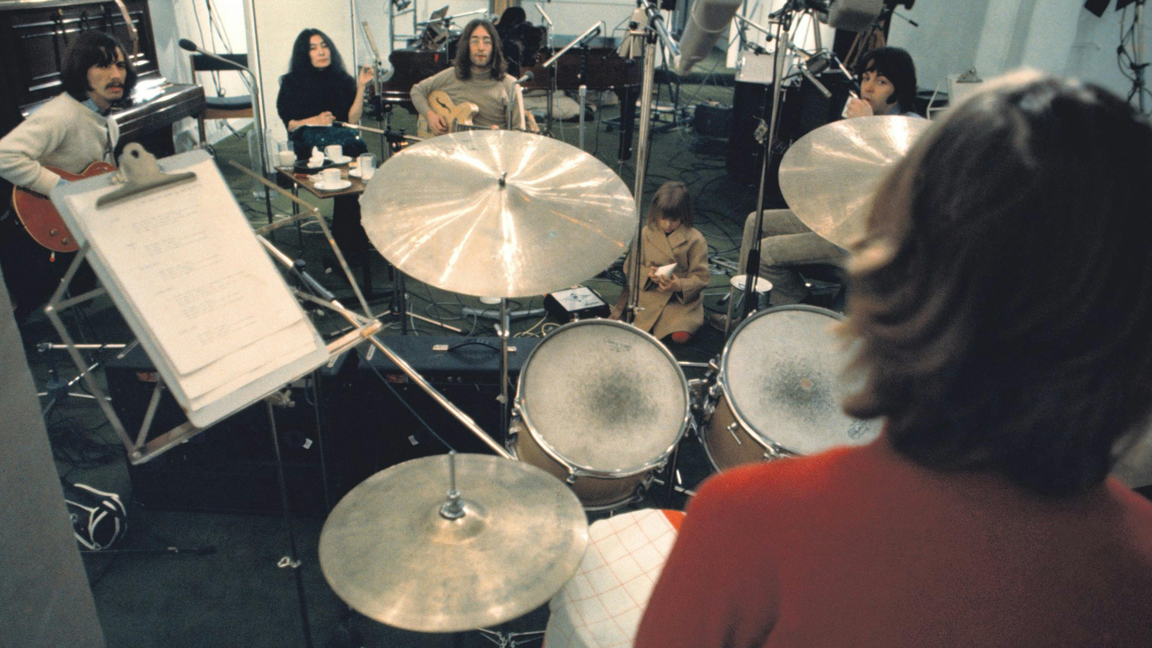 The Beatles jamming